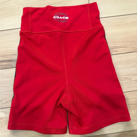 Coach Kids Red Logo Shorts - Picture 7 of 7